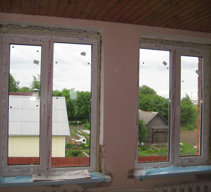 Пластиковые окна в кирпичный дом